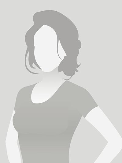 Eine schematische Darstellung einer Frau mit kurzen Haaren in einem grauen Oberteil.