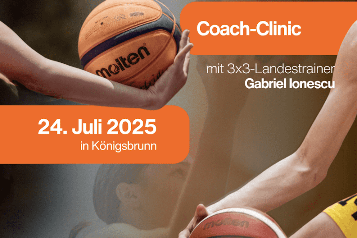 Basketball-Coach-Clinic-Ank&uuml;ndigung mit Trainer Gabriel Ionescu am 24. Juli 2025 in K&ouml;nigsbrunn.