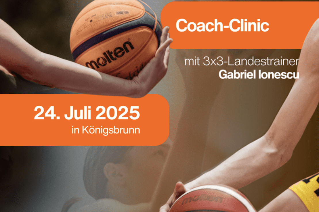 Basketball-Coach-Clinic-Ank&uuml;ndigung mit Trainer Gabriel Ionescu am 24. Juli 2025 in K&ouml;nigsbrunn.